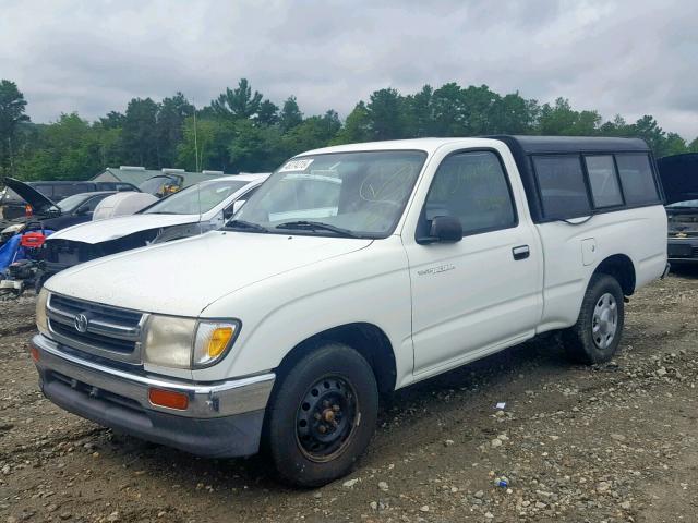 4TANL42N4VZ248585 - 1997 TOYOTA TACOMA WHITE photo 2