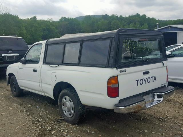 4TANL42N4VZ248585 - 1997 TOYOTA TACOMA WHITE photo 3