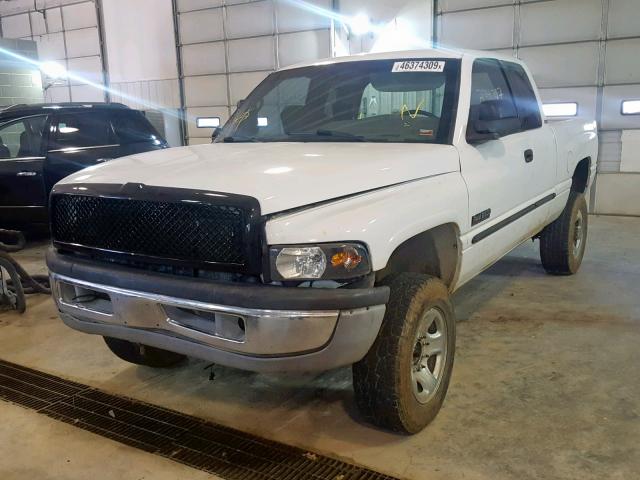 3B7KF23611G235426 - 2001 DODGE RAM 2500 WHITE photo 2