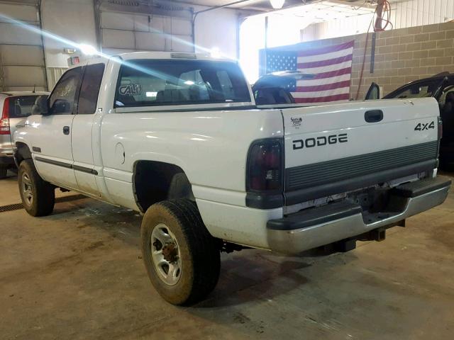 3B7KF23611G235426 - 2001 DODGE RAM 2500 WHITE photo 3