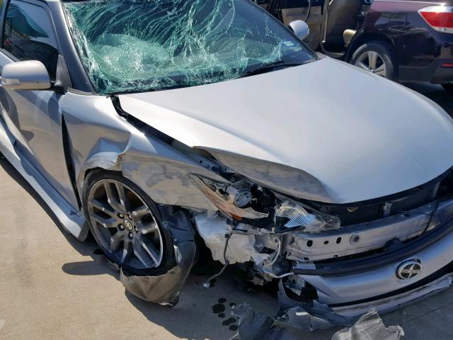 JTKJF5C71E3070856 - 2014 TOYOTA SCION TC ვერცხლისფერი ფოტო 9