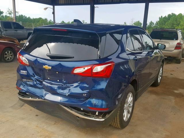 3GNAXKEV1KL193773 - 2019 CHEVROLET EQUINOX LT BLUE photo 4