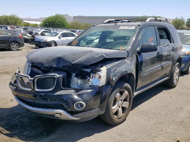 2CKDL73F366122989 - 2006 PONTIAC TORRENT BLACK photo 2