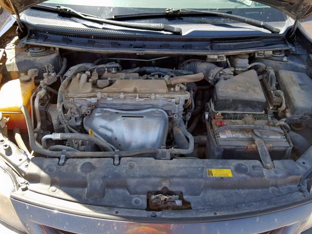 JTKJF5C75C3032673 - 2012 TOYOTA SCION TC ნაცრისფერი ფოტო 7