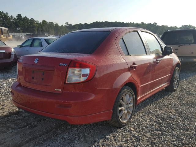 JS2YC417596201132 - 2009 SUZUKI SX4 TOURIN RED photo 4