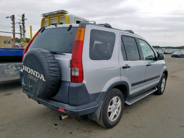 SHSRD78893U126273 - 2003 HONDA CRV SILVER photo 4