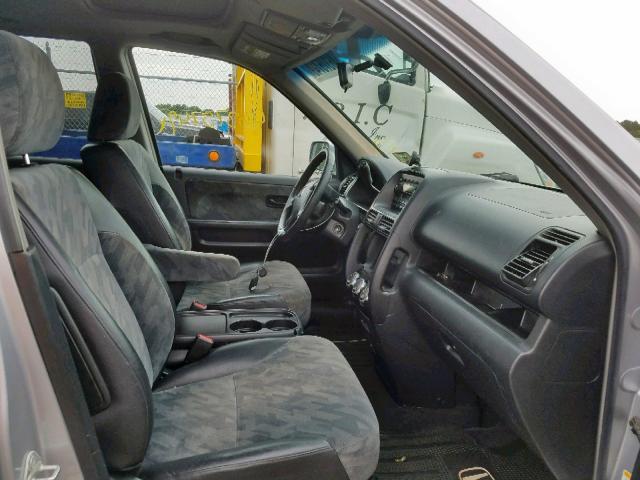 SHSRD78893U126273 - 2003 HONDA CRV SILVER photo 5