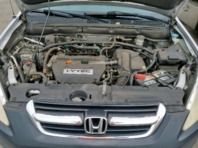 SHSRD78893U126273 - 2003 HONDA CRV SILVER photo 7