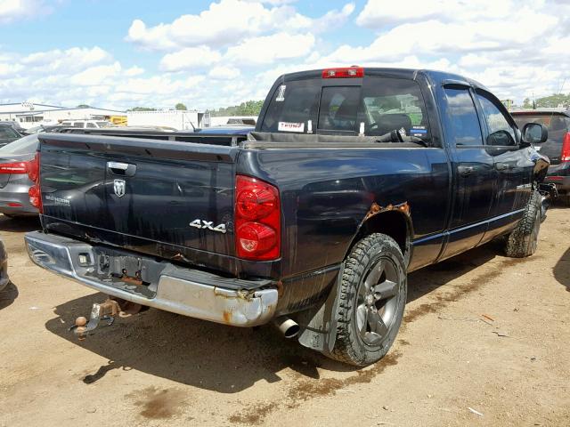 1D7HU18257S182284 - 2007 DODGE RAM 1500 S BLACK photo 4