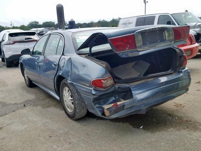 1G4HP54K624148622 - 2002 BUICK LESABRE CU BLUE photo 3