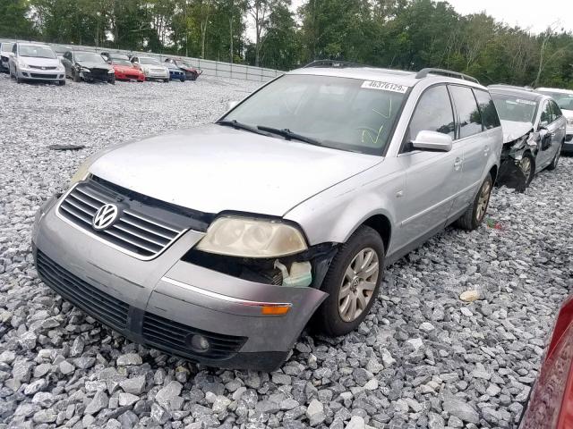 WVWVD63B83E072145 - 2003 VOLKSWAGEN PASSAT GLS SILVER photo 2