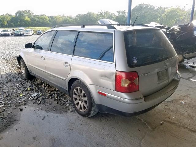 WVWVD63B83E072145 - 2003 VOLKSWAGEN PASSAT GLS SILVER photo 3