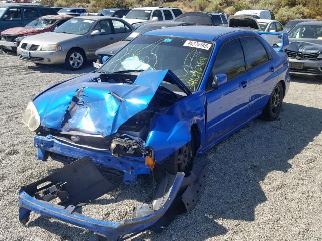 JF1GD29694G513711 - 2004 SUBARU IMPREZA WR BLUE photo 2