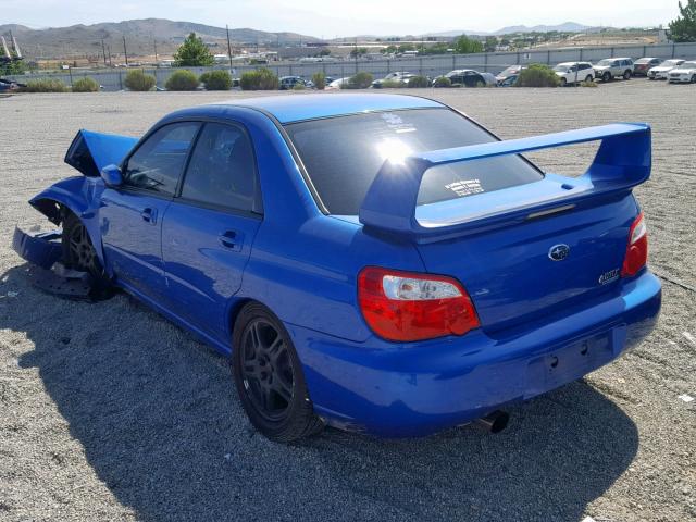 JF1GD29694G513711 - 2004 SUBARU IMPREZA WR BLUE photo 3