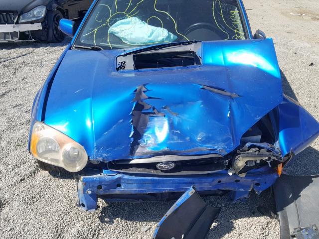 JF1GD29694G513711 - 2004 SUBARU IMPREZA WR BLUE photo 7