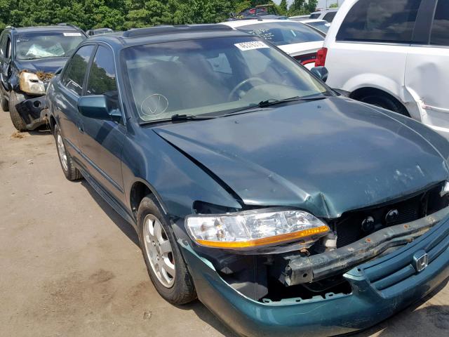 1HGCG66862A012340 - 2002 HONDA ACCORD EX GREEN photo 1