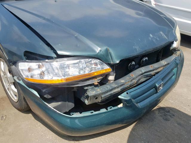 1HGCG66862A012340 - 2002 HONDA ACCORD EX GREEN photo 9