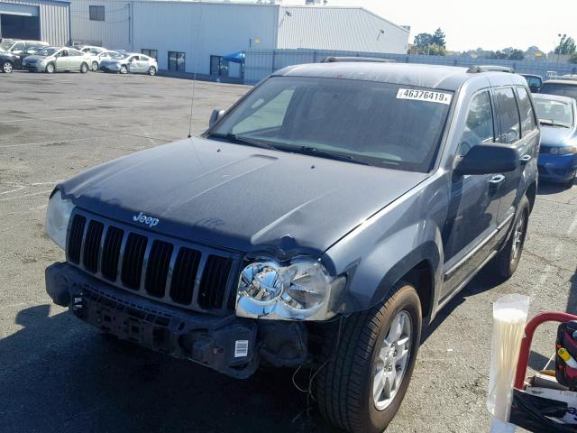 1J8GR48KX7C596818 - 2007 JEEP GRAND CHER BLUE photo 2