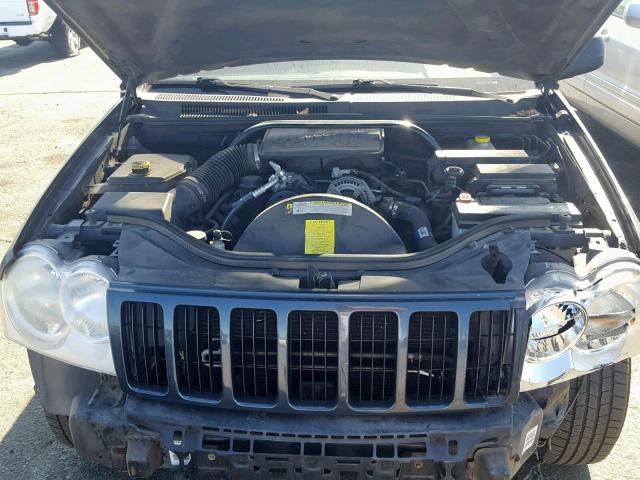 1J8GR48KX7C596818 - 2007 JEEP GRAND CHER BLUE photo 7