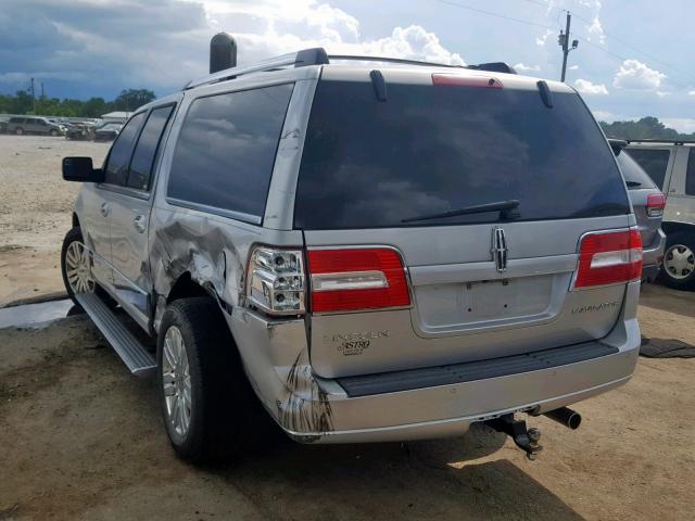 5LMJJ3H51DEL04815 - 2013 LINCOLN NAVIGATOR ვერცხლისფერი ფოტო 3