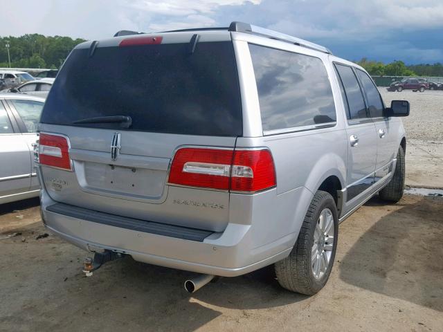 5LMJJ3H51DEL04815 - 2013 LINCOLN NAVIGATOR ვერცხლისფერი ფოტო 4