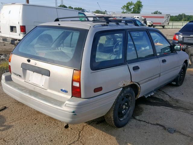 1FAPP15J0PW210337 - 1993 FORD ESCORT LX GRAY photo 4