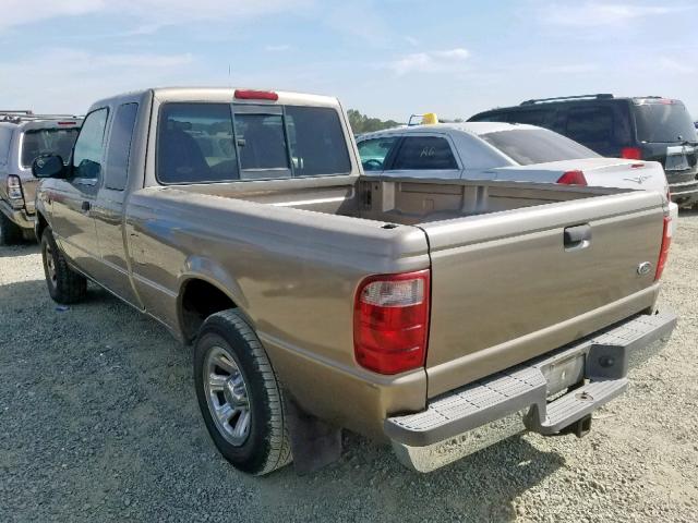 1FTYR44U23PB87668 - 2003 FORD RANGER SUP GOLD photo 3