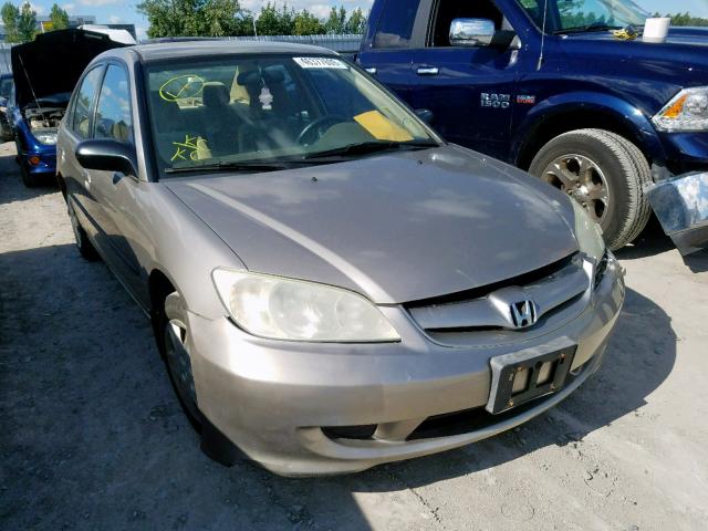 2HGES16404H938325 - 2004 HONDA CIVIC DX BEIGE photo 1