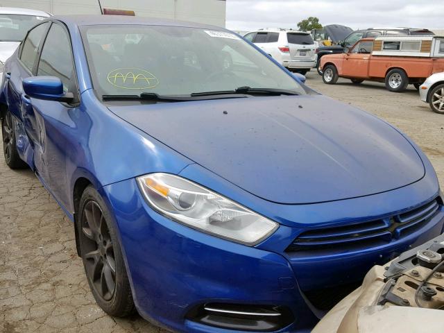 1C3CDFBH2DD175988 - 2013 DODGE DART SXT BLUE photo 1