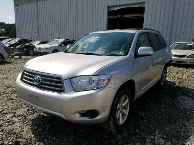 JTEES41A982085172 - 2008 TOYOTA HIGHLANDER SILVER photo 2