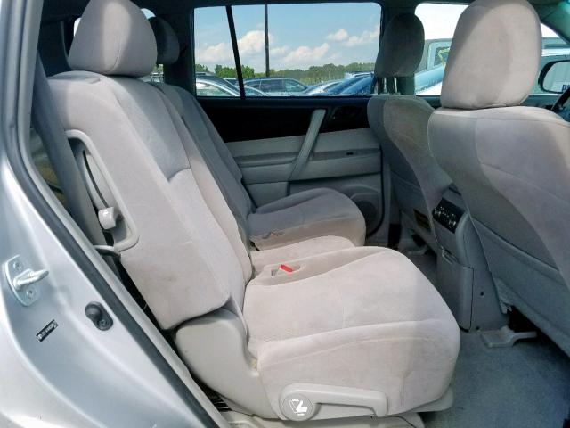 JTEES41A982085172 - 2008 TOYOTA HIGHLANDER SILVER photo 6