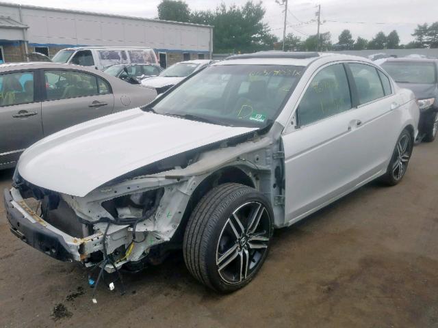 1HGCP3F88CA012517 - 2012 HONDA ACCORD EXL WHITE photo 2