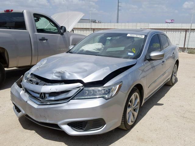 19UDE2F37HA008815 - 2017 ACURA ILX BASE SILVER photo 2