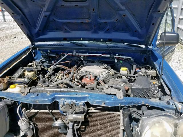 5N1ED28T22C594110 - 2002 NISSAN XTERRA XE BLUE photo 7