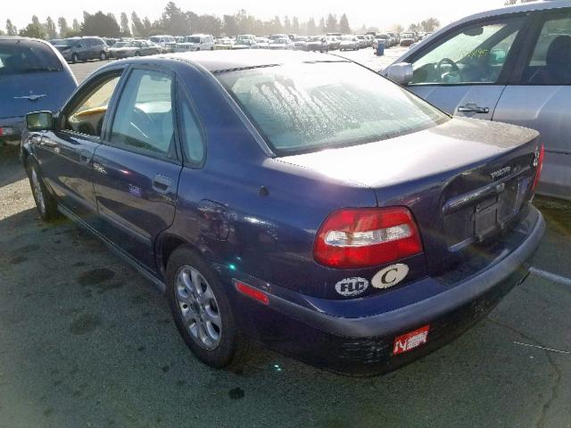 YV1VS29511F723620 - 2001 VOLVO S40 1.9T BLUE photo 3