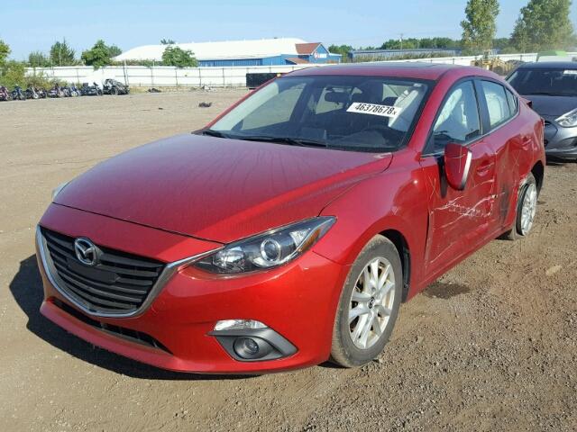 3MZBM1W70FM171180 - 2015 MAZDA 3 GRAND TO RED photo 2