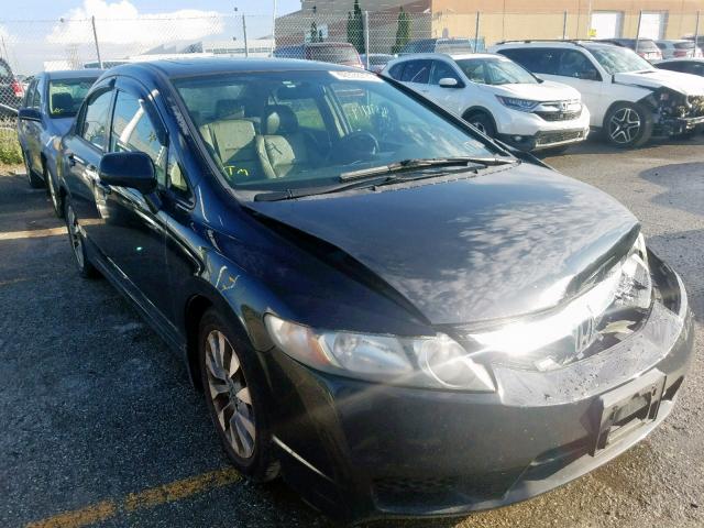 2HGFA1F07AH023519 - 2010 HONDA CIVIC EXL 黑色 照片 1