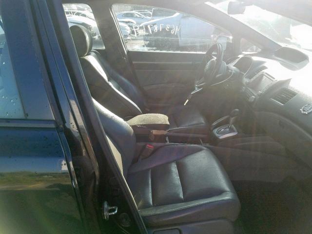 2HGFA1F07AH023519 - 2010 HONDA CIVIC EXL 黑色 照片 5