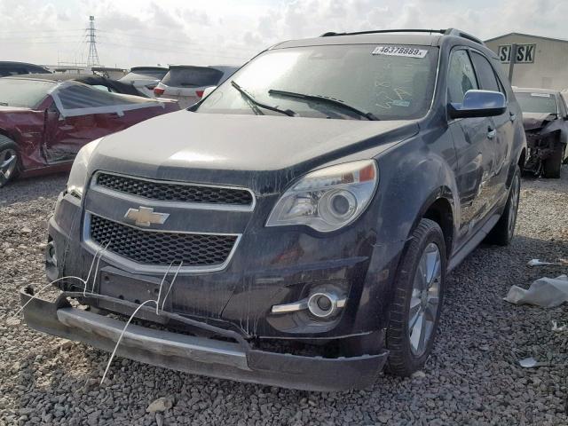 2GNFLDE35E6183493 - 2014 CHEVROLET EQUINOX LT BLACK photo 2