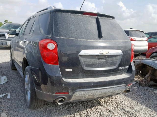 2GNFLDE35E6183493 - 2014 CHEVROLET EQUINOX LT BLACK photo 3