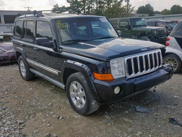 1J8HH58N46C311326 - 2006 JEEP COMMANDER BLACK photo 1