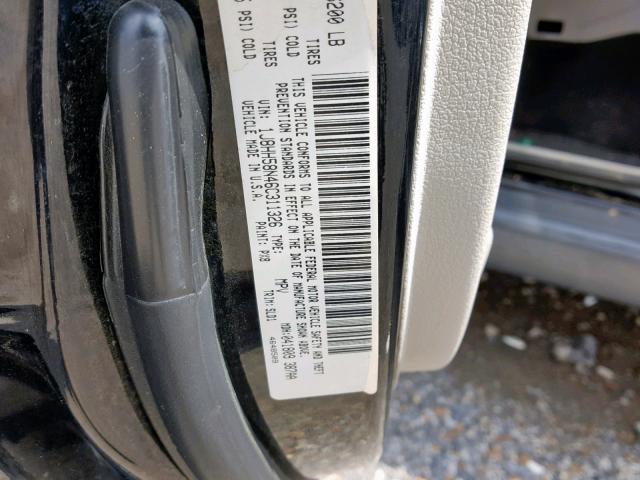 1J8HH58N46C311326 - 2006 JEEP COMMANDER BLACK photo 10