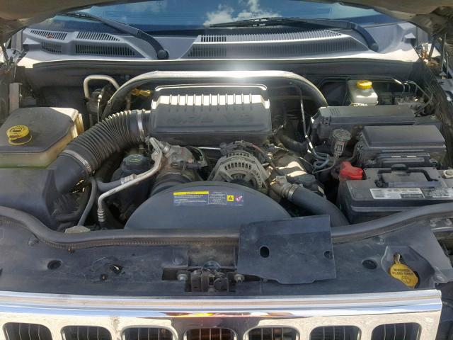 1J8HH58N46C311326 - 2006 JEEP COMMANDER BLACK photo 7