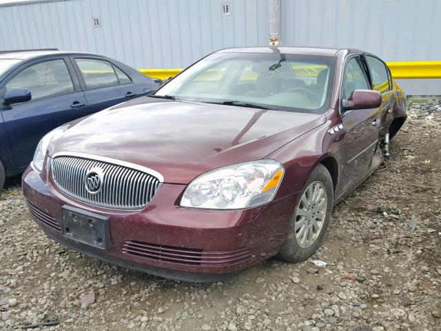 1G4HP57277U152245 - 2007 BUICK LUCERNE CX BURGUNDY photo 2