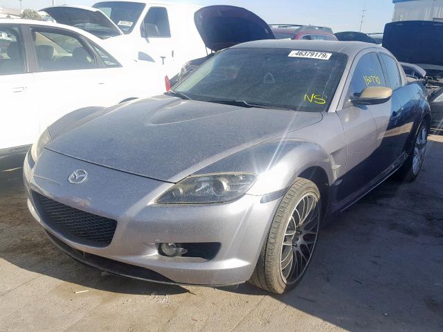 JM1FE173640100806 - 2004 MAZDA RX8 GRAY photo 2