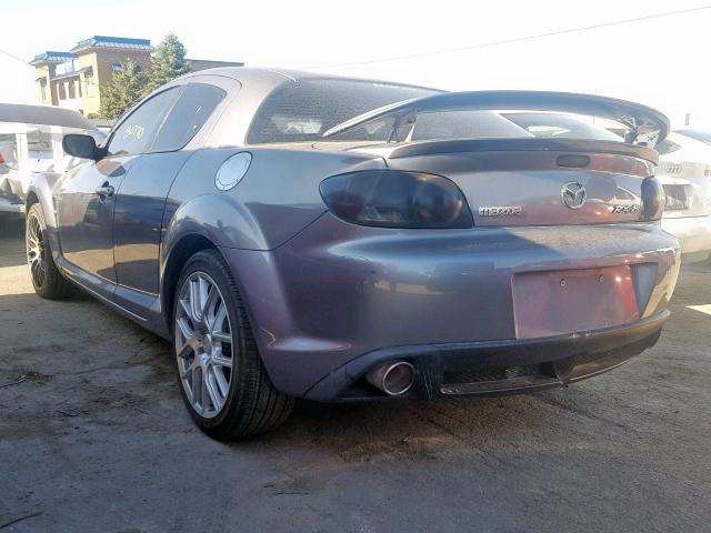 JM1FE173640100806 - 2004 MAZDA RX8 GRAY photo 3