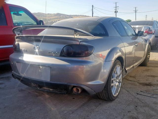 JM1FE173640100806 - 2004 MAZDA RX8 GRAY photo 4