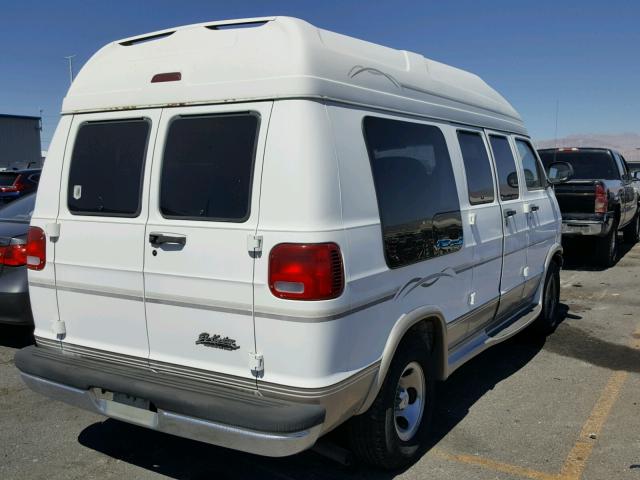 2B6HB11Y7WK160623 - 1998 DODGE RAM VAN B1 WHITE photo 4