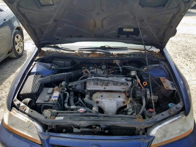 1HGCG56471A058510 - 2001 HONDA ACCORD LX BLUE photo 7