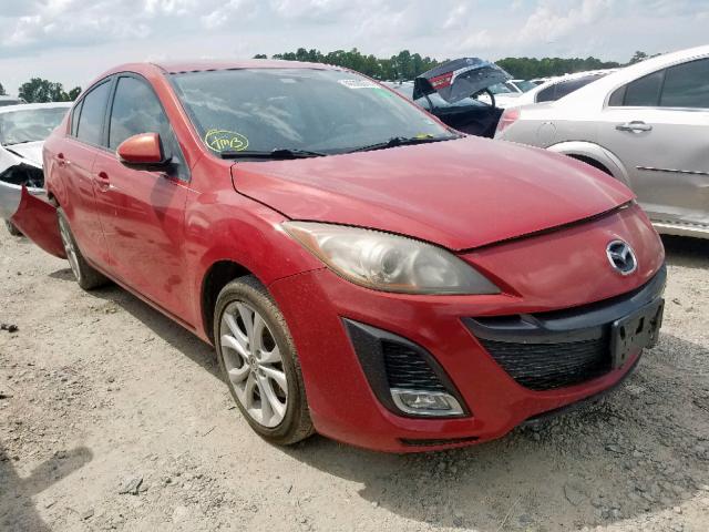 JM1BL1S54A1182389 - 2010 MAZDA 3 S RED photo 1